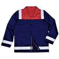 CASACO AZUL/VERM ANTIEST+IGNIFUGO FR55